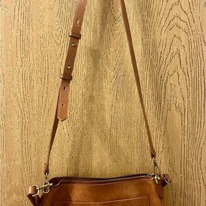 Madewell Brown Leather Crossbody Bag